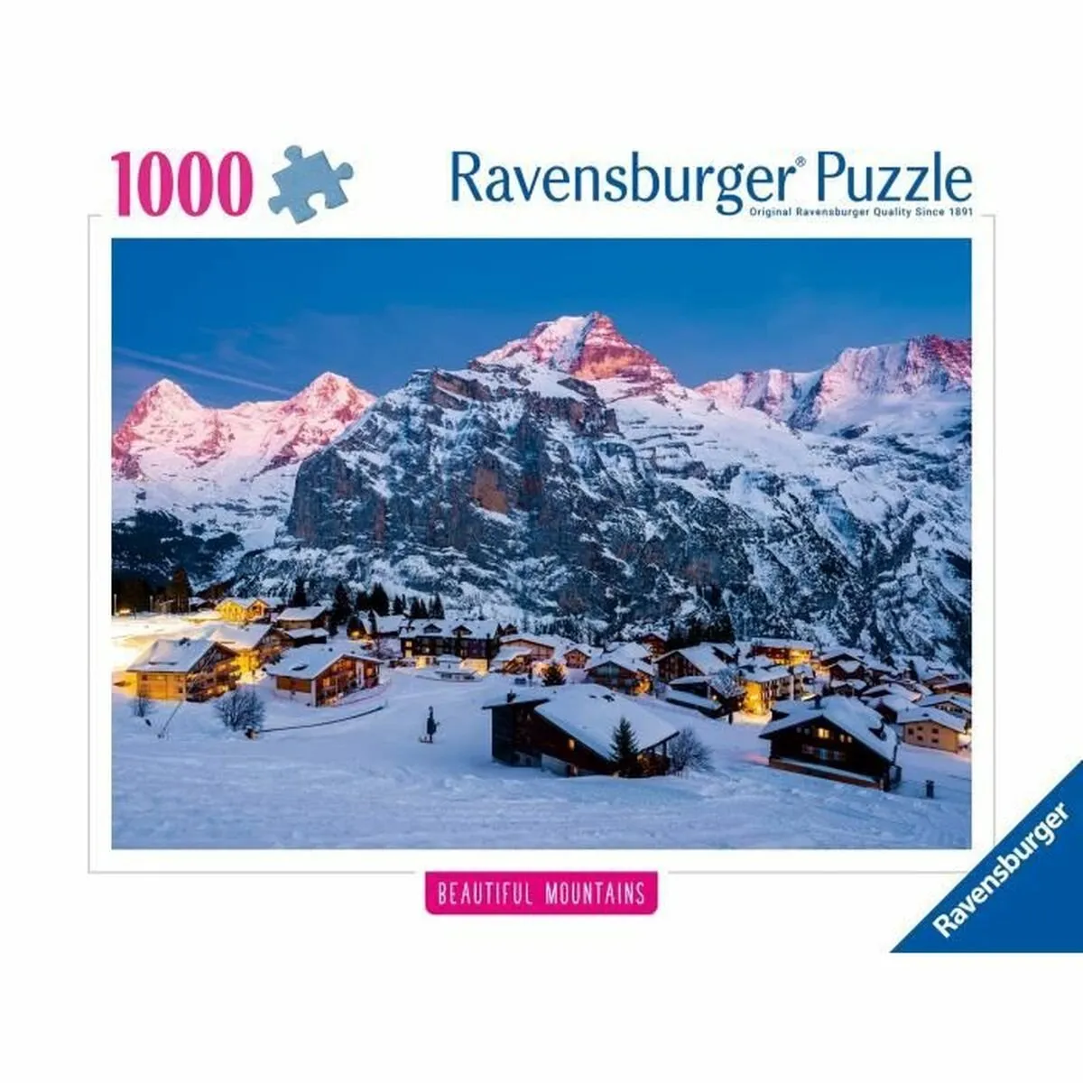 Ravensburger Berner Oberland Mürren Puzzle 1000 Stuks - Multicolor