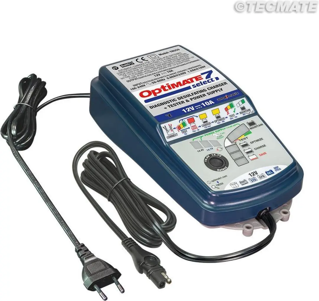 Tecmate OptiMate 7 Select TM250 V3 Acculader 12V 10A
