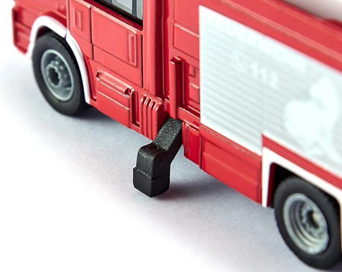 SIKU Magirus Multistar Tlf Brandweerwagen 18cm - Rood/Wit/Grijs/Zwart