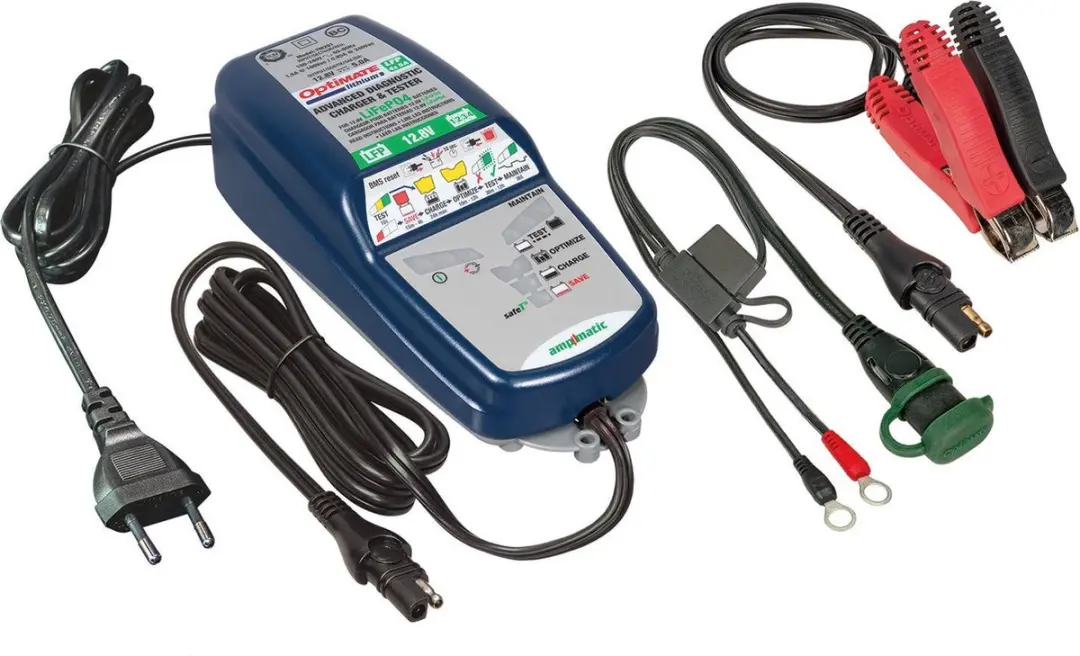 Tecmate OptiMate TM390 LiFePO4 Acculader 12.8V 6A - 4S