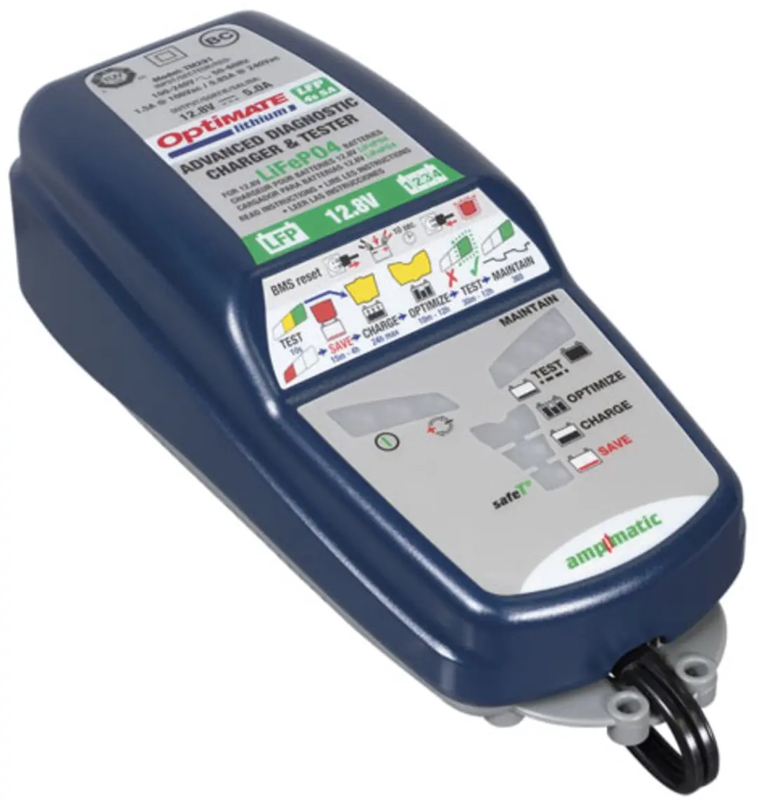 Tecmate OptiMate TM390 LiFePO4 Acculader 12.8V 6A - 4S - afbeelding 6 van 7