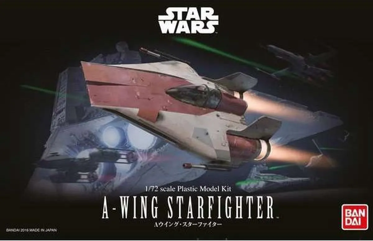 Revell Bandai 01210 A-wing Starfighter Modelbouwpakket 1:72
