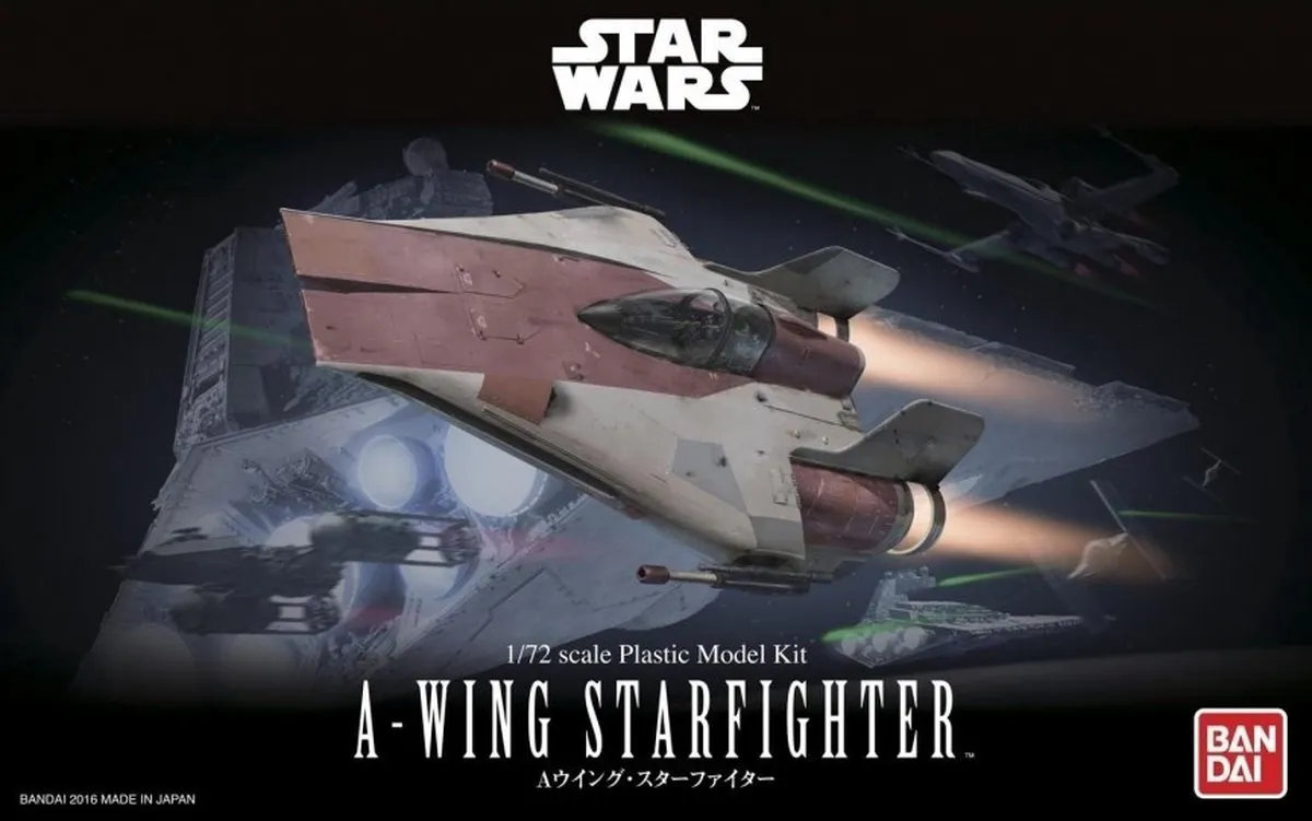 Revell Bandai 01210 A-wing Starfighter Modelbouwpakket 1:72 - Multi