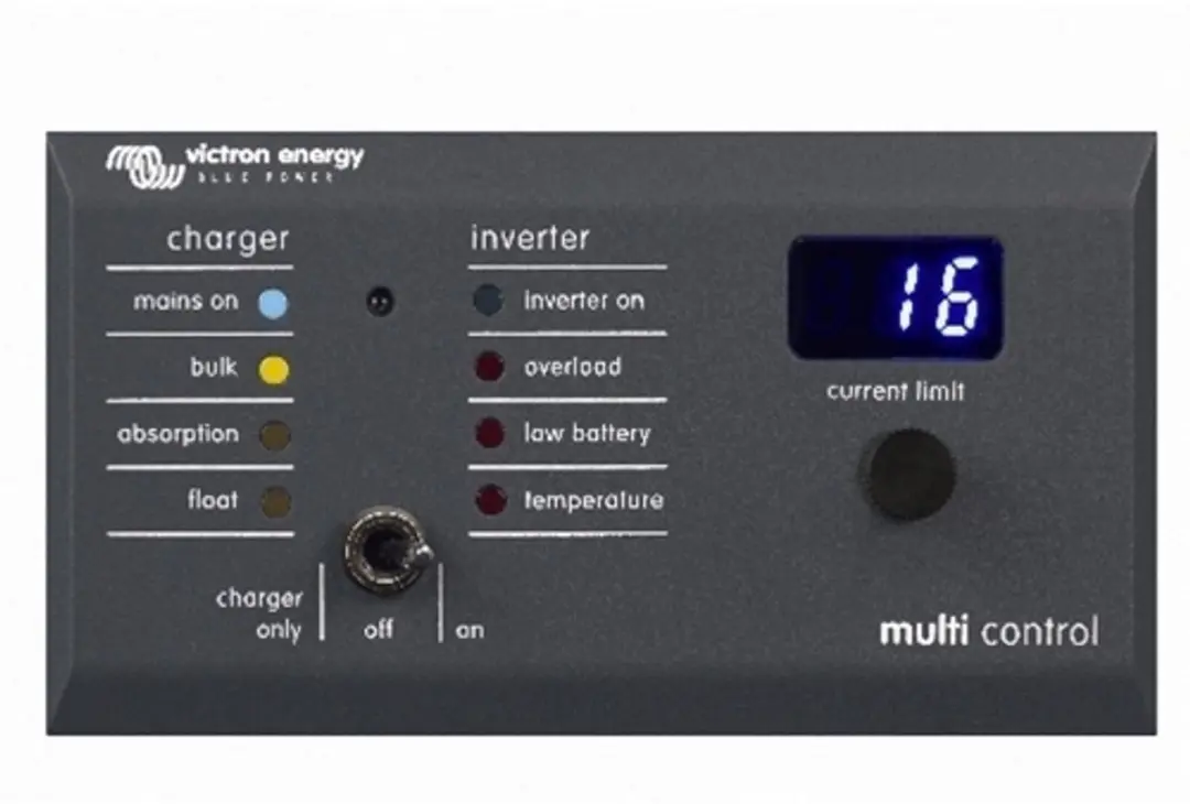Victron Digital Multi Control 200/200A GX - Zwart - afbeelding 6 van 6