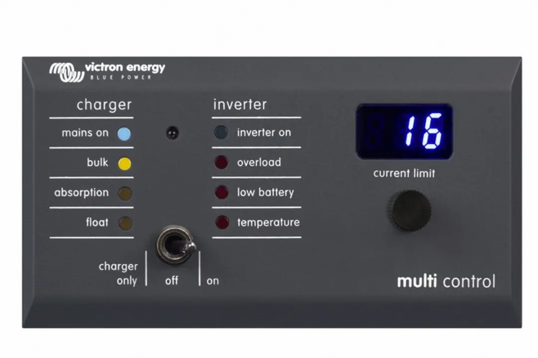 Victron Digital Multi Control 200/200A GX - Zwart - afbeelding 5 van 6
