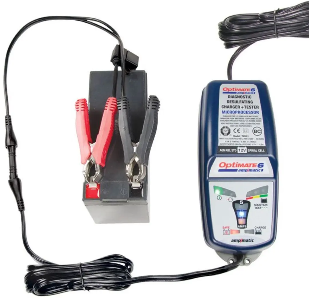 Tecmate OptiMate 6 TM360 Acculader 12V 6A - Loodzuur/AGM/Gel