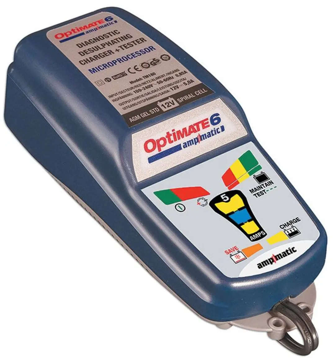 Tecmate OptiMate 6 TM360 Acculader 12V 6A - Loodzuur/AGM/Gel - afbeelding 6 van 6