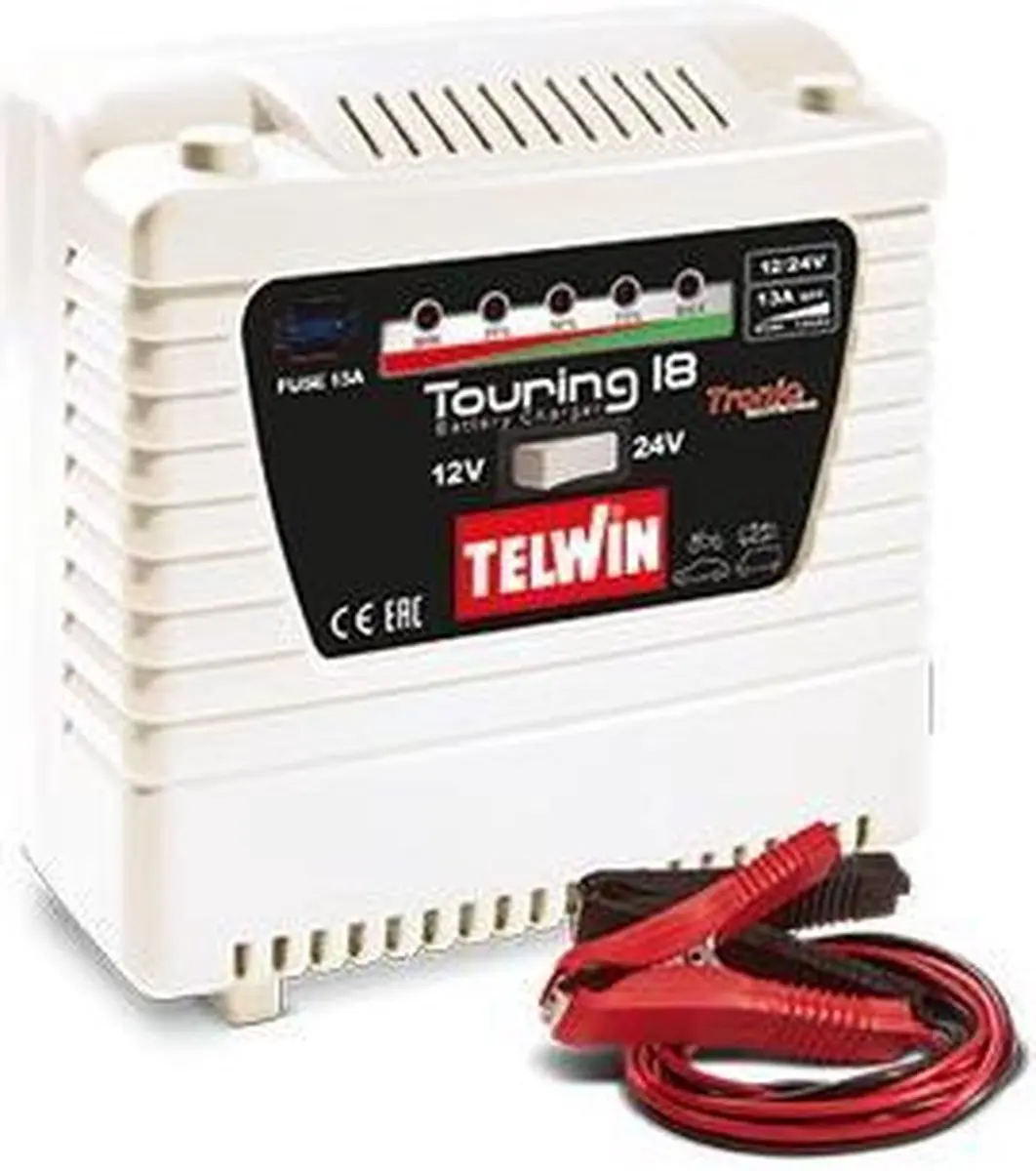 Telwin Touring 18 Tronic Acculader 12V/24V - 807593