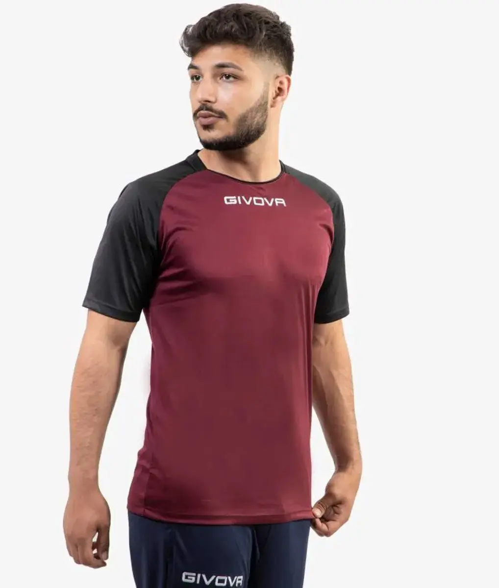 Givova Capo Granat Sport-T-shirt - Bordeaux/XL