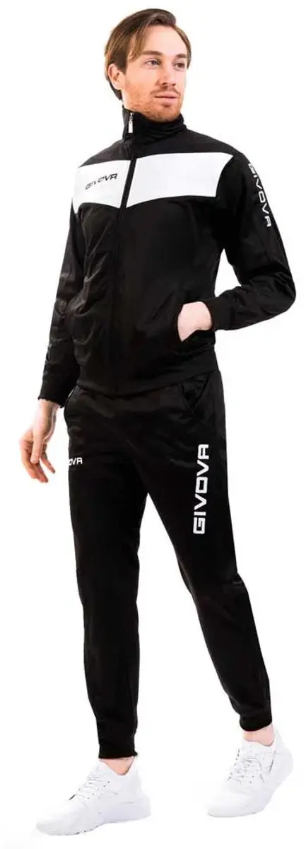 Givova Visa Sportset - 5XL - Zwart/Wit