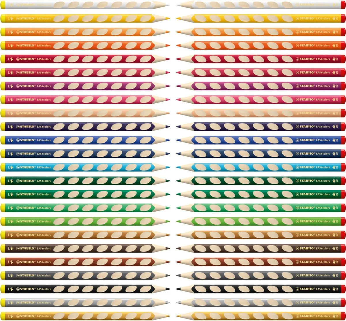 STABILO EASYcolors Potlood Wit - Hout