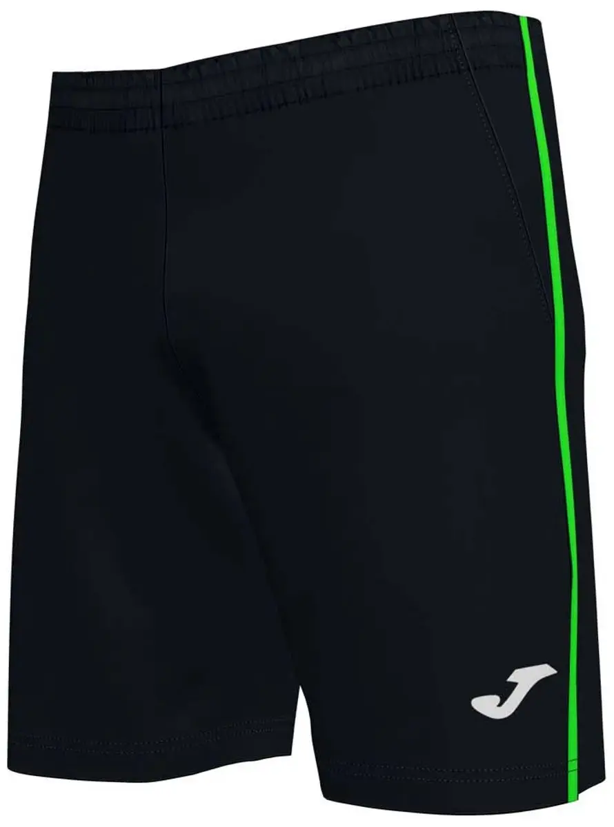 Joma Open III Korte Broek 140/146 - Zwart/Geel - afbeelding 4 van 6