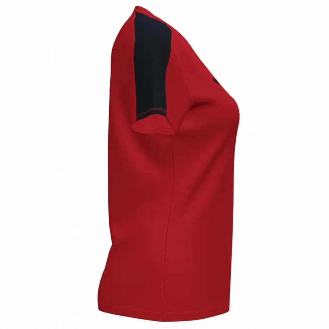 Joma Academy T-shirt Kort - S - Rood/Zwart