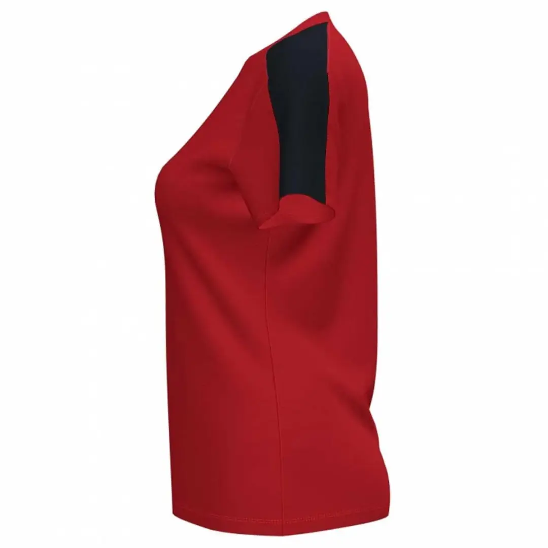 Joma Academy T-shirt Kort - S - Rood/Zwart