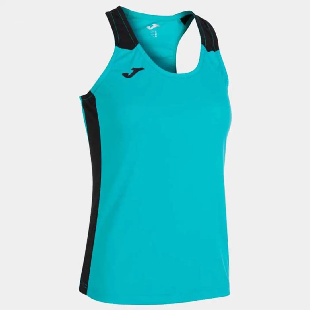Joma Record II Mouwloos T-shirt - M - Turquoise