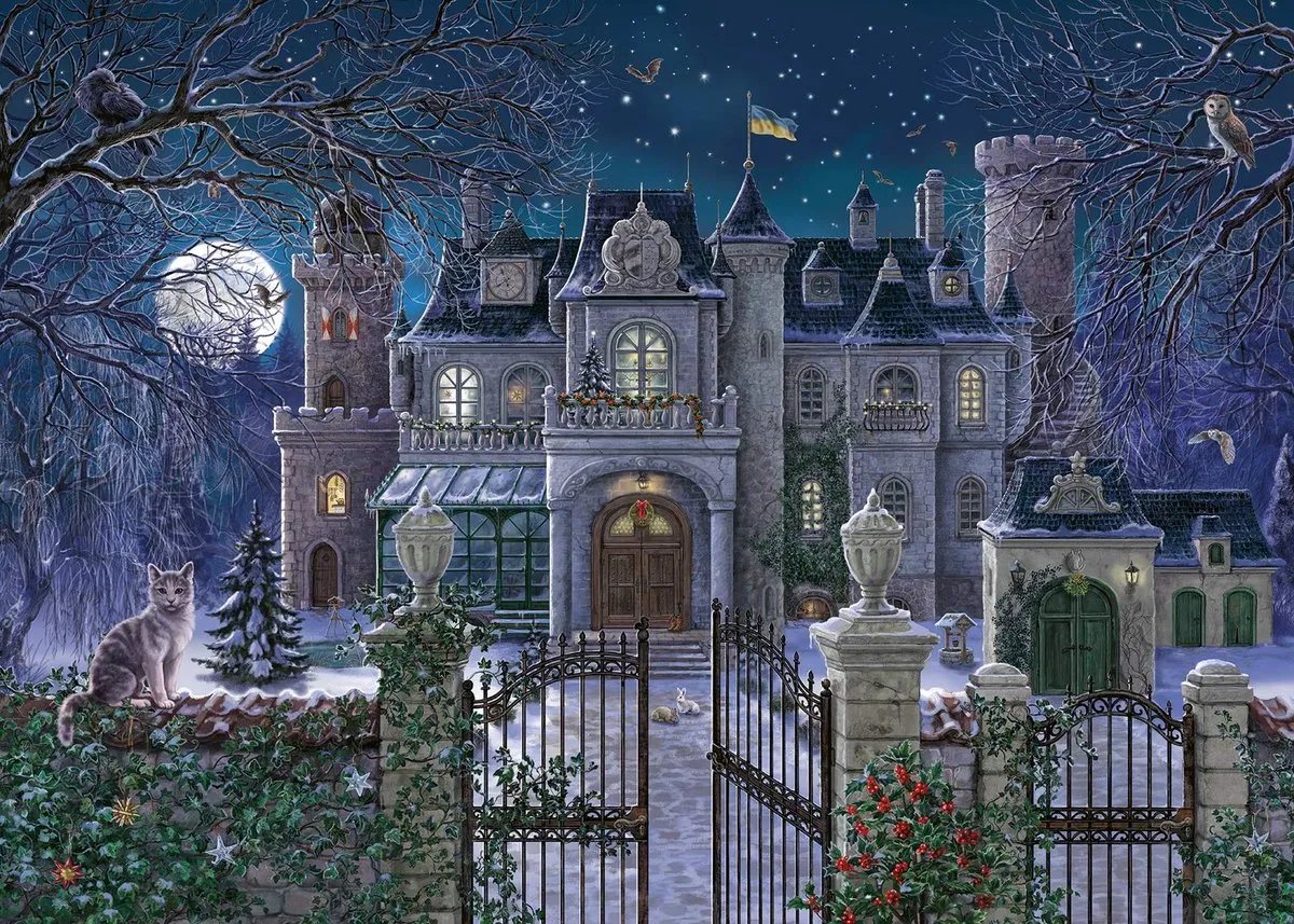 Ravensburger Christmas Villa Puzzel 1000 Stuks