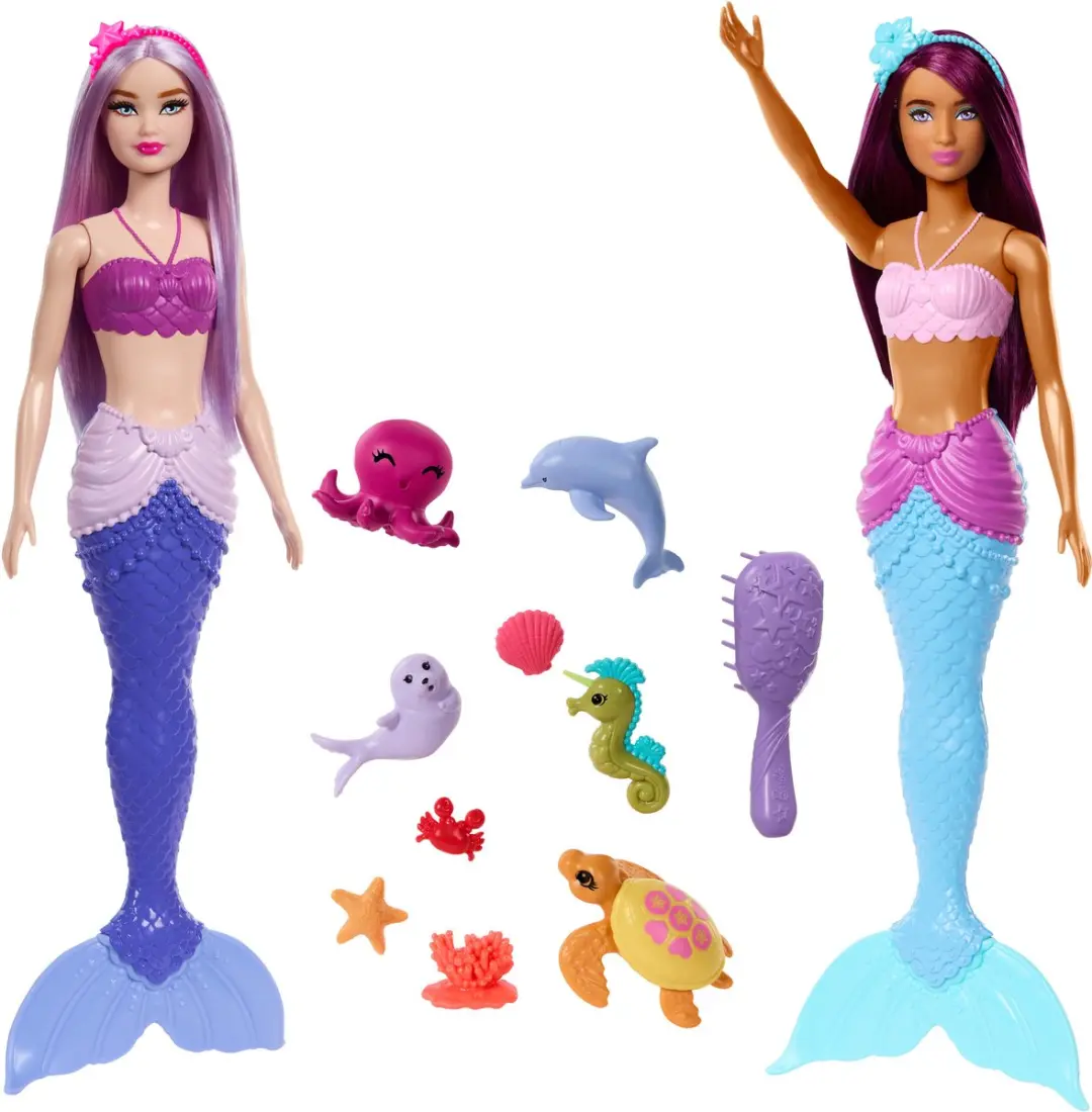 Barbie Zeemeerminpoppen Set van 2