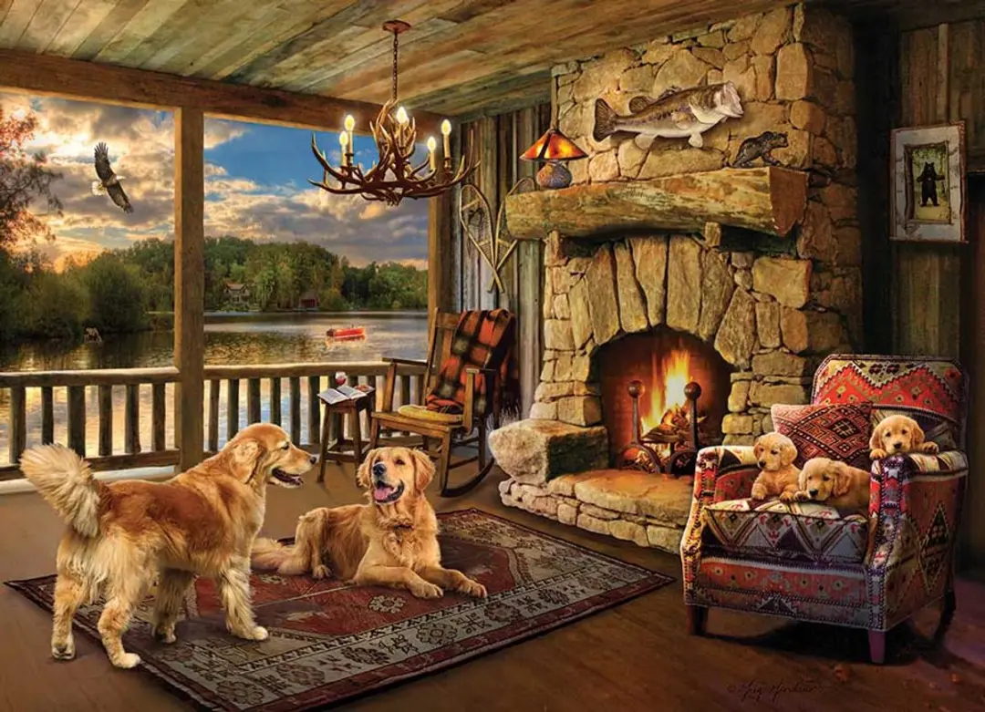 Cobble Hill legpuzzel Lakeside Cabin