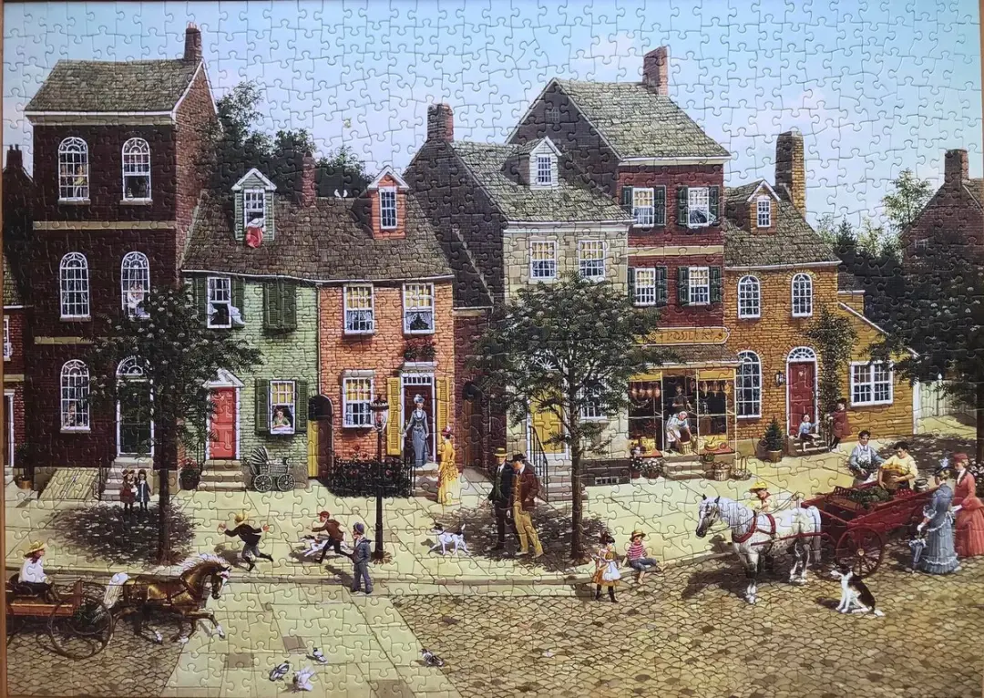 Cobble Hill The Curve in the Square Puzzel 1000 Stuks - 40203 - Meerkleurig - afbeelding 4 van 6