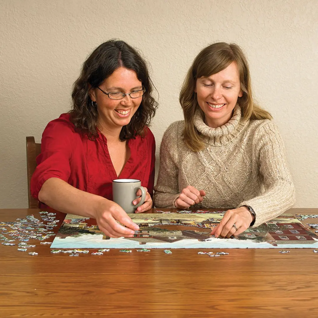 Cobble Hill The Curve in the Square Puzzel 1000 Stuks - 40203 - Meerkleurig - afbeelding 2 van 6