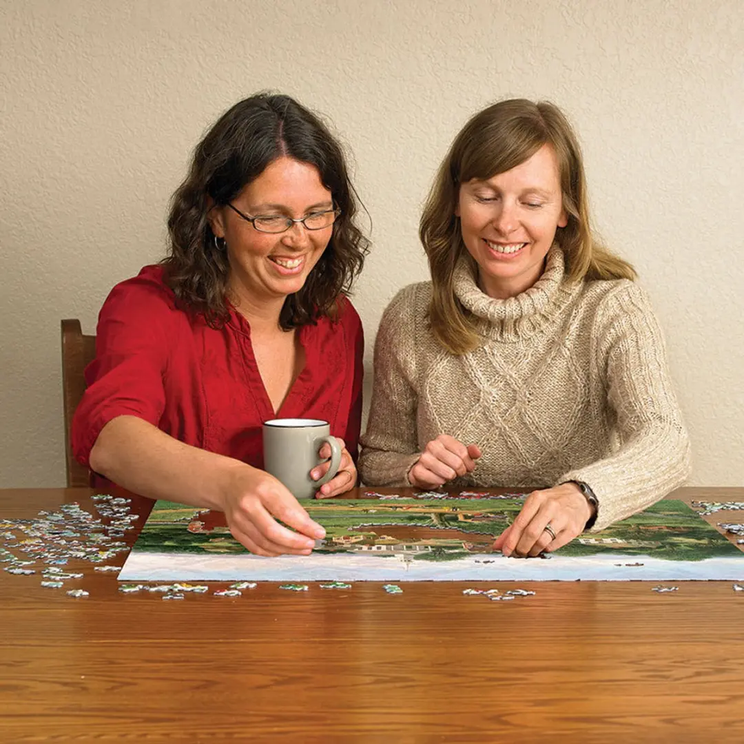 Cobble Hill Picnic by the Bridge Legpuzzel 1000 Stuks - Meerkleurig - afbeelding 5 van 5