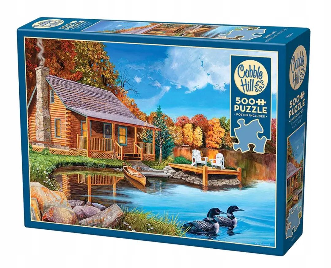Cobble Hill Huis aan het Meer Puzzel 500 Stukjes