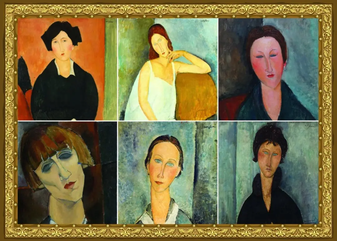 Grafika puzzel Modigliani en collage