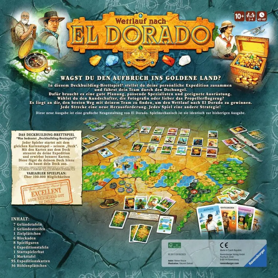 Ravensburger Race to El Dorado Bordspel 2-4 Spelers - afbeelding 2 van 2