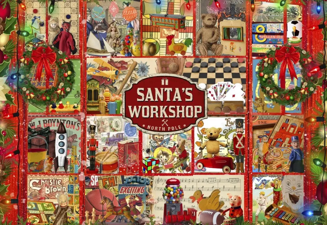 Bluebird puzzel Santas Workshop