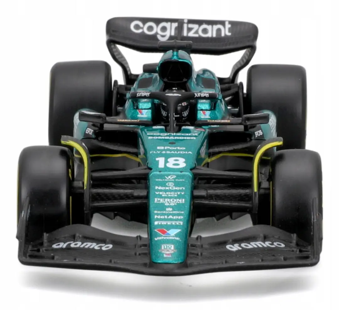 Bburago Aston Martin AMR23 1:43 Lance Stroll - 2023 - afbeelding 3 van 6
