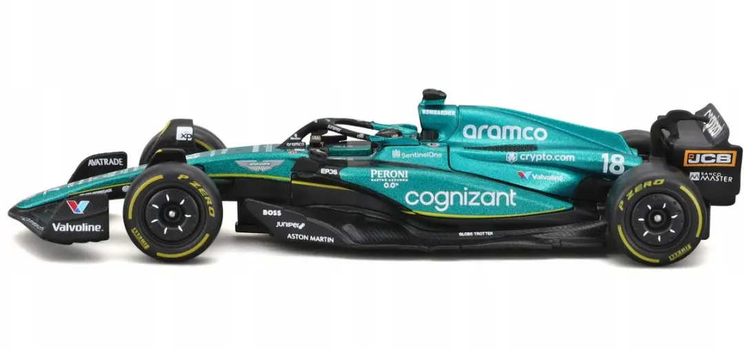 Bburago Aston Martin AMR23 1:43 Lance Stroll - 2023 - afbeelding 4 van 6