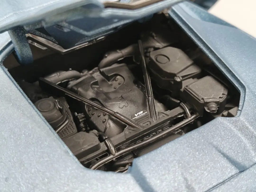 Bburago Lamborghini Temerario 1:18 Modelauto 11052B - Mat Blauw