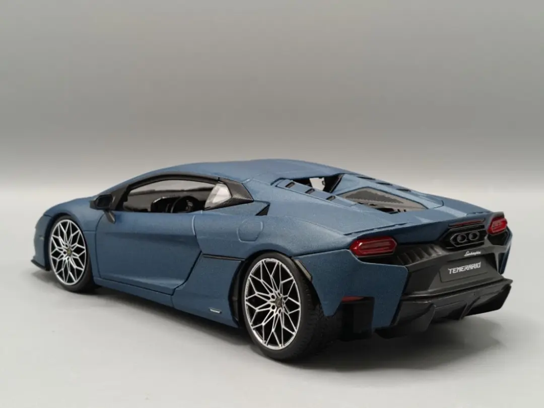 Bburago Lamborghini Temerario 1:18 Modelauto 11052B - Mat Blauw - afbeelding 6 van 6