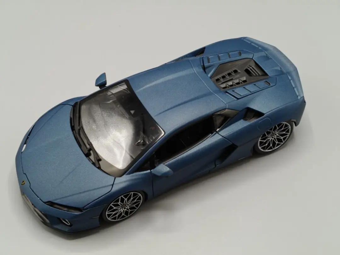 Bburago Lamborghini Temerario 1:18 Modelauto 11052B - Mat Blauw