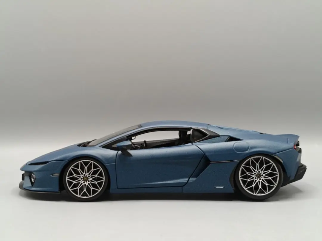 Bburago Lamborghini Temerario 1:18 Modelauto 11052B - Mat Blauw