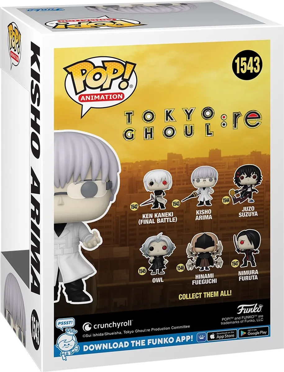Funko Tokyo Ghoul Kisho Arima Pop! Figuur - 75516 - Multicolor