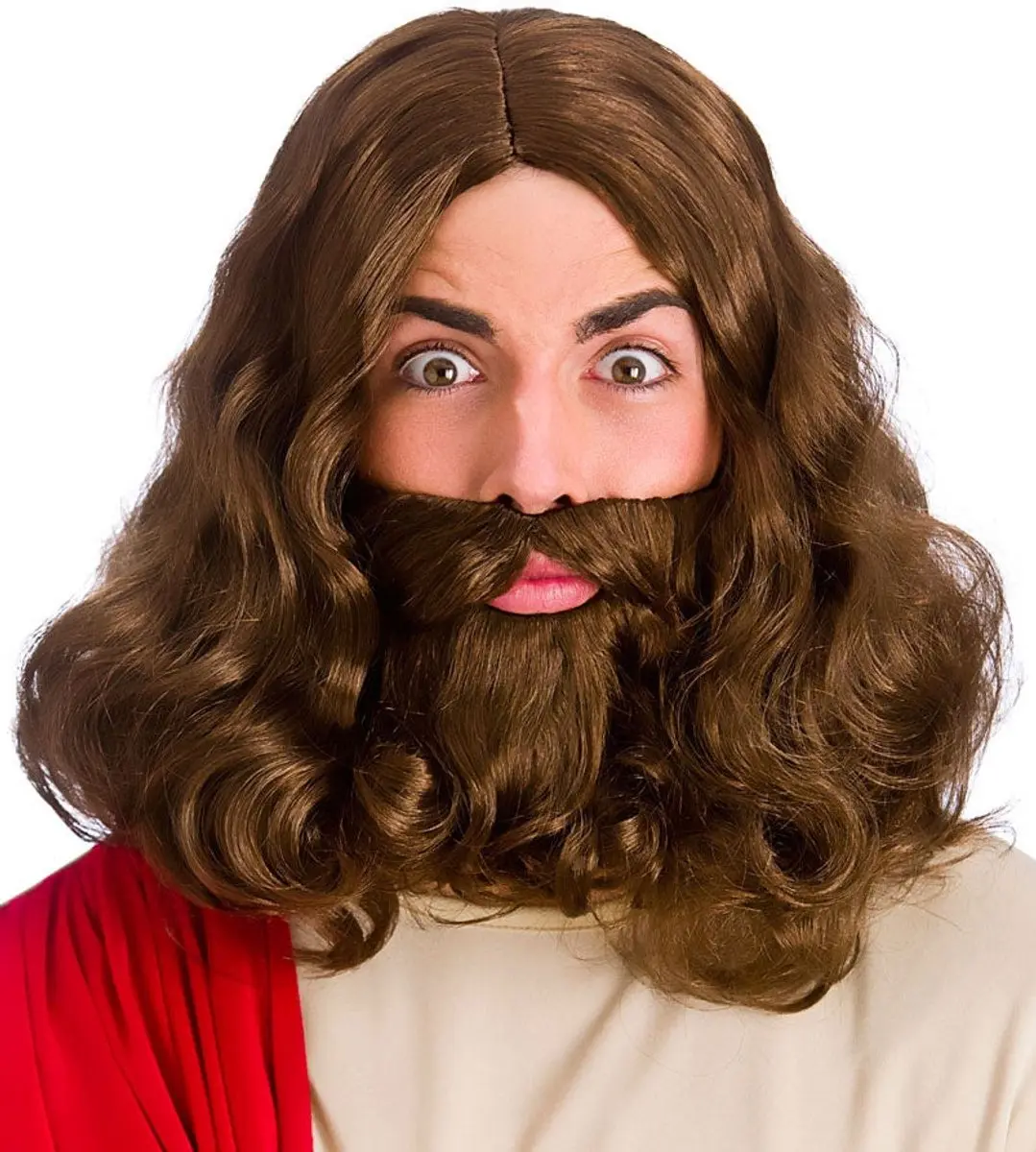 Pruik en baard Jezus van Nazareth