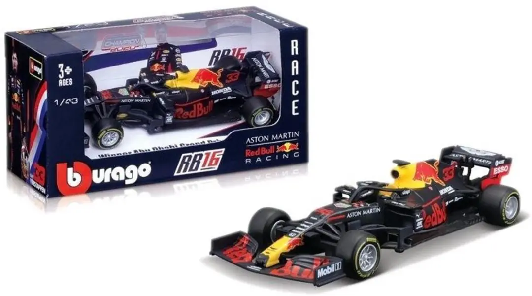 Red Bull Racing RB16 Formule 1 modelauto (2020) van BBURAGO