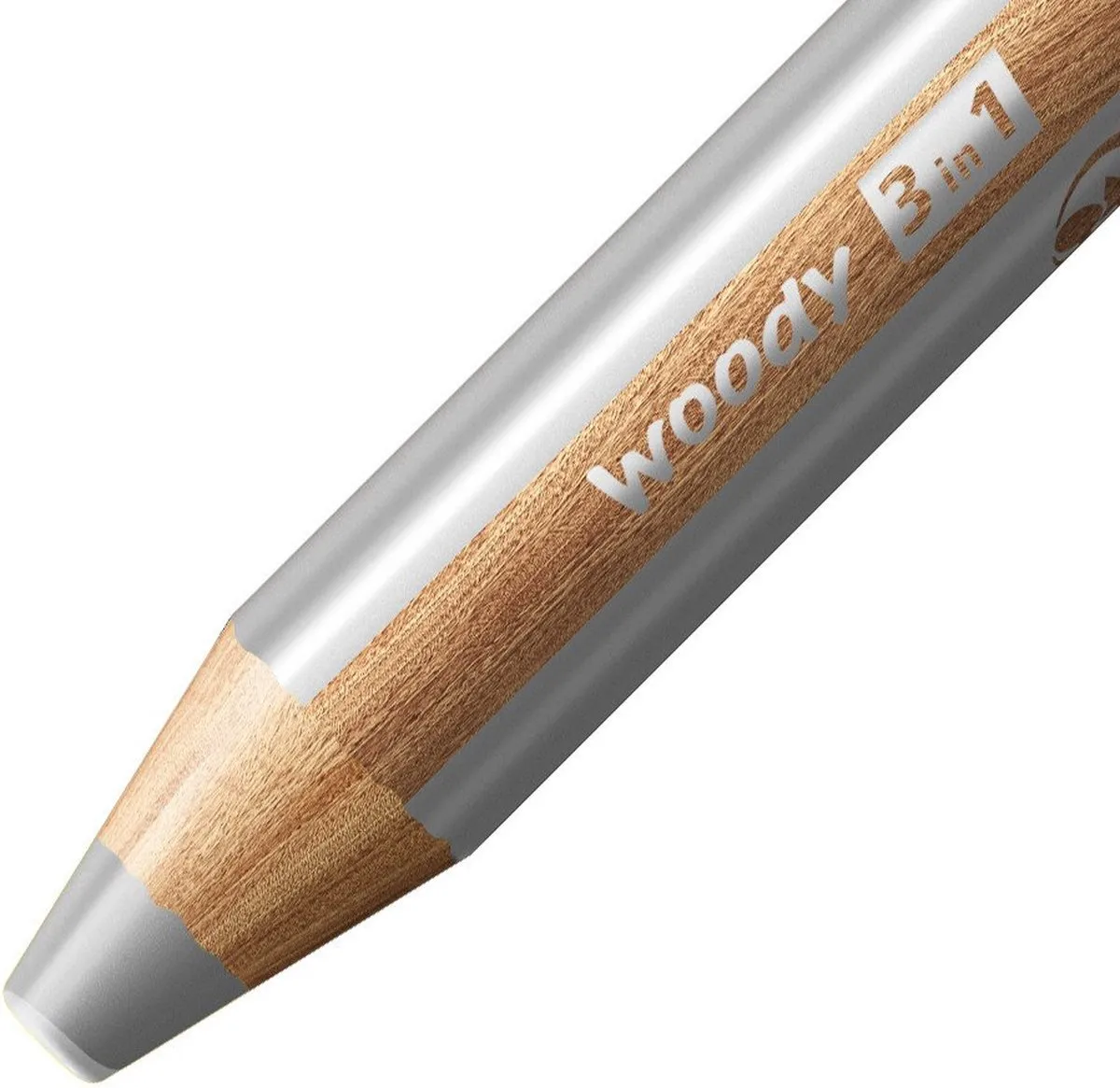 STABILO Woody 3 in 1 Potlood - Zilver