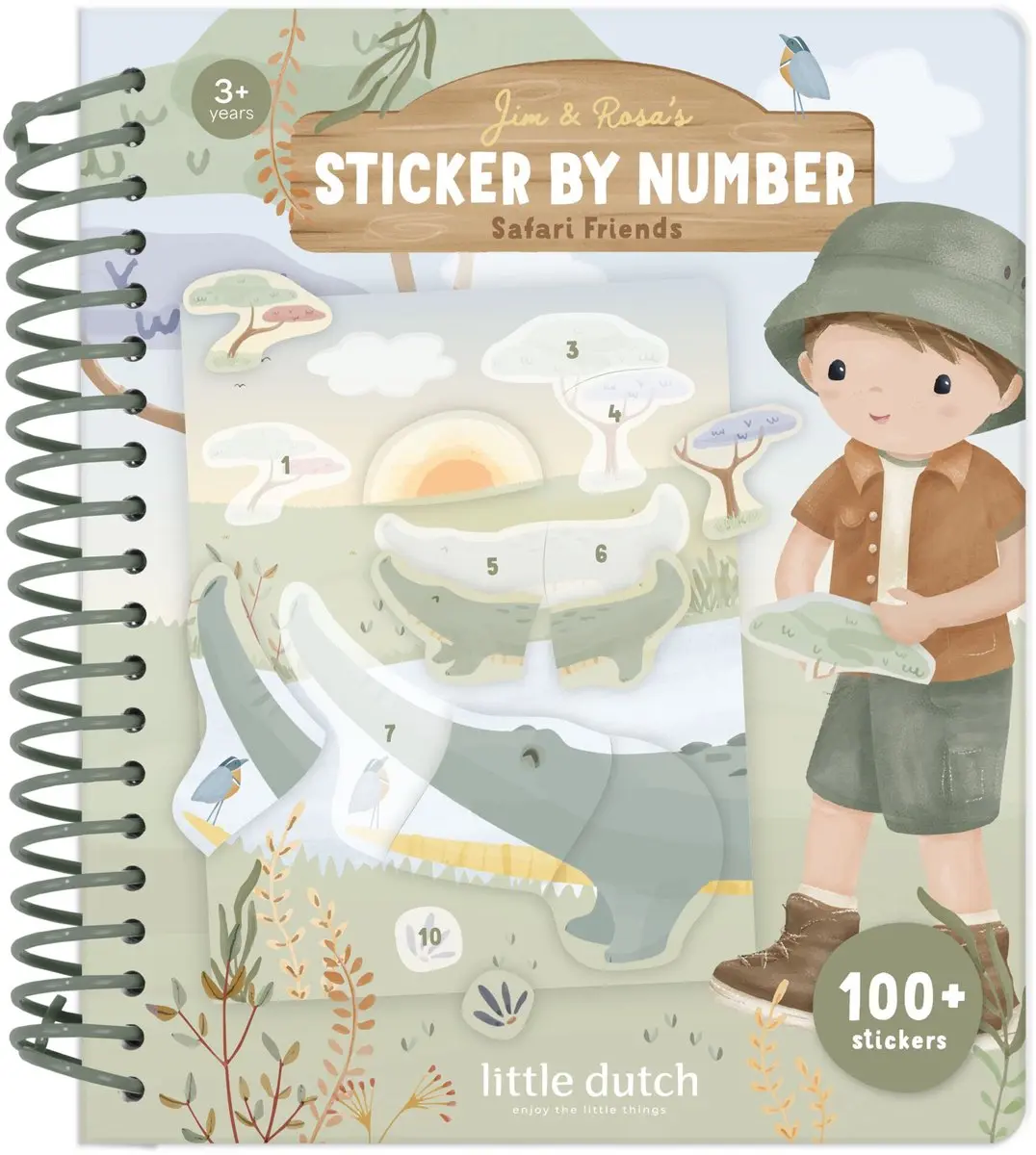 Little Dutch sticker sticker by number boek
