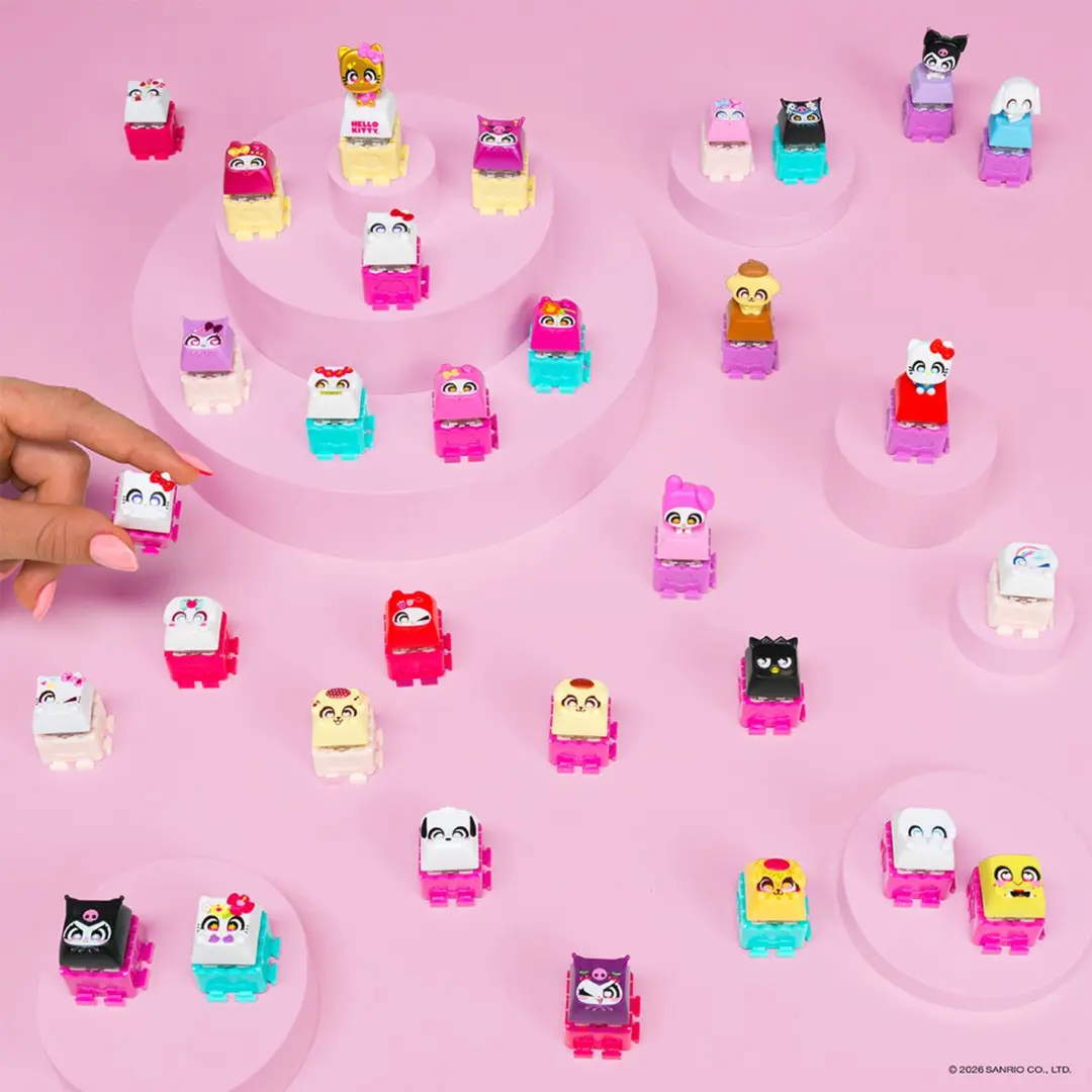 Goliath Clickeez Hello Kitty & Friends - 18x Toetsenbord Fidget - afbeelding 3 van 6