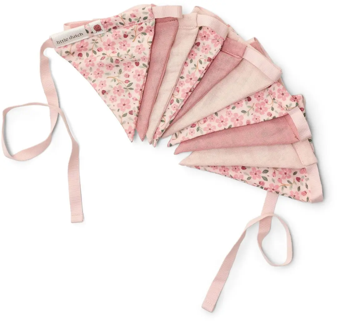 Little Dutch Fairy Floral Slinger met Vlaggetjes - Roze