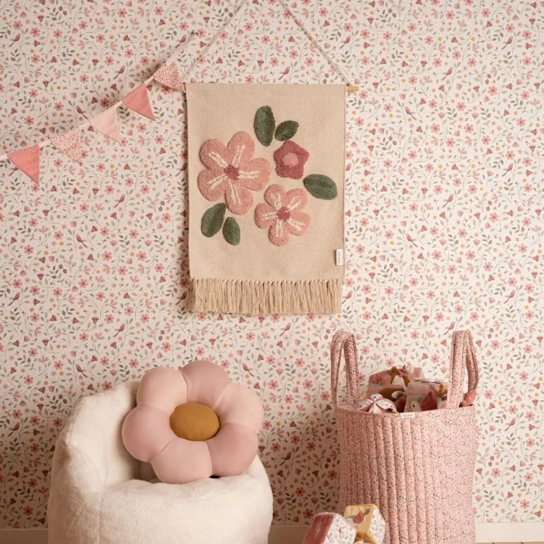 Little Dutch Fairy Floral Slinger met Vlaggetjes - Roze
