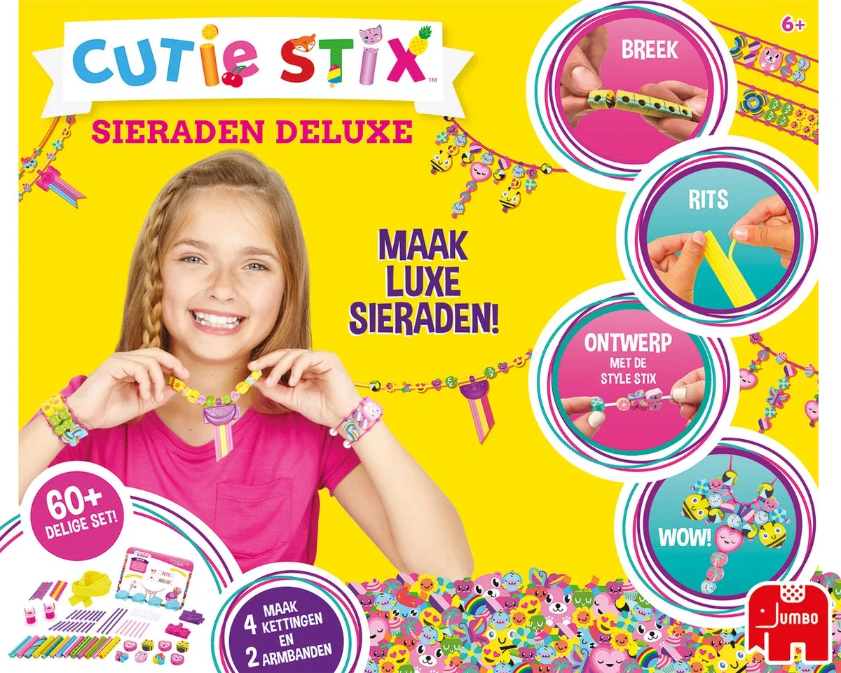 Jumbo Cutie Stix Sieraden Deluxe Multicolor - 29 Stuks