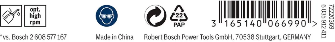 Bosch Professional HSS-G 2.0X56 5 Houtboor - 5 Stuks - afbeelding 5 van 5