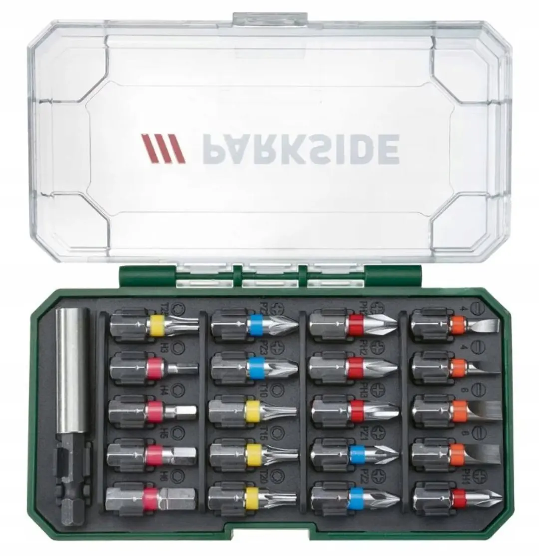 PARKSIDE PBS 21 A1 Bitset 21-delig - Magnetische houder & koffer