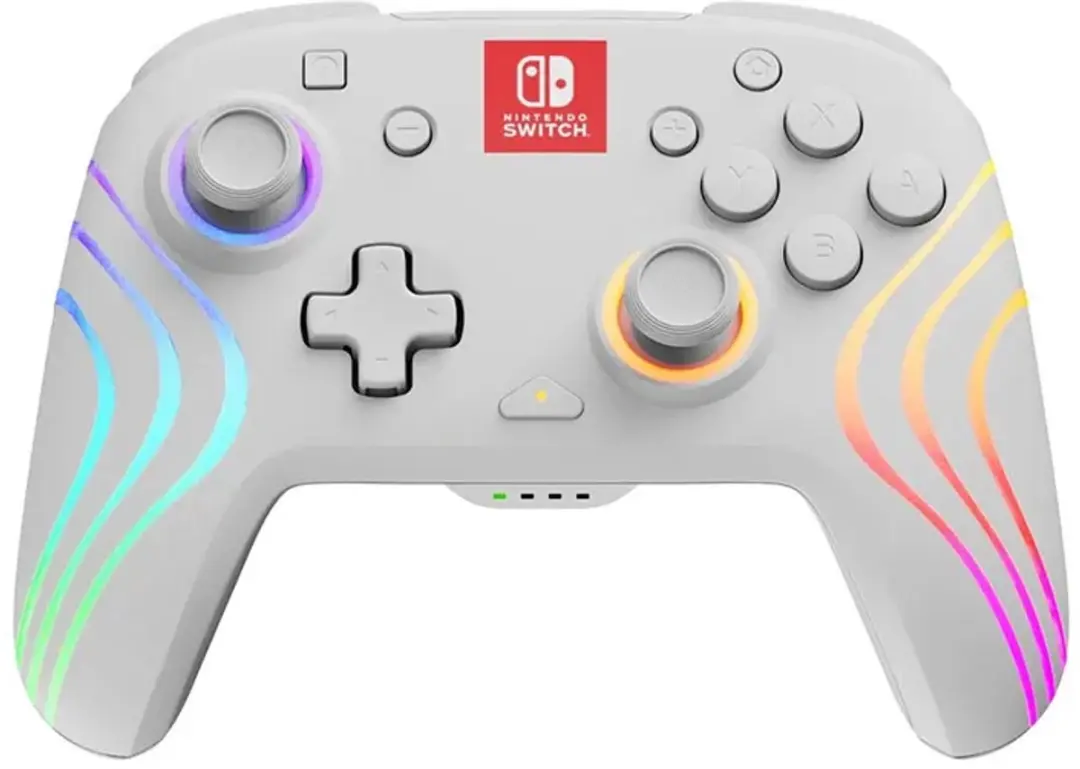 PDP AfterGlow Wave Nintendo Switch Controller 500-252-WH - Wit - afbeelding 6 van 6