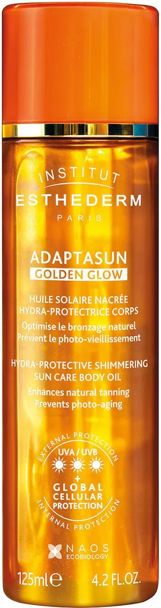 Institut Esthederm Adaptasun Golden Glow Olie 125ml