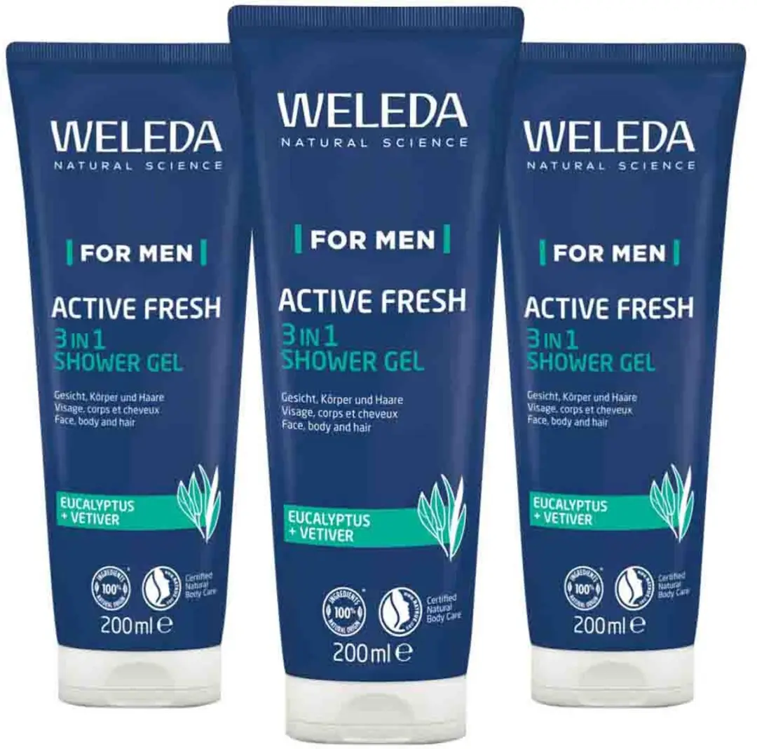 Weleda Men Active Fresh 3-in-1 Douchegel