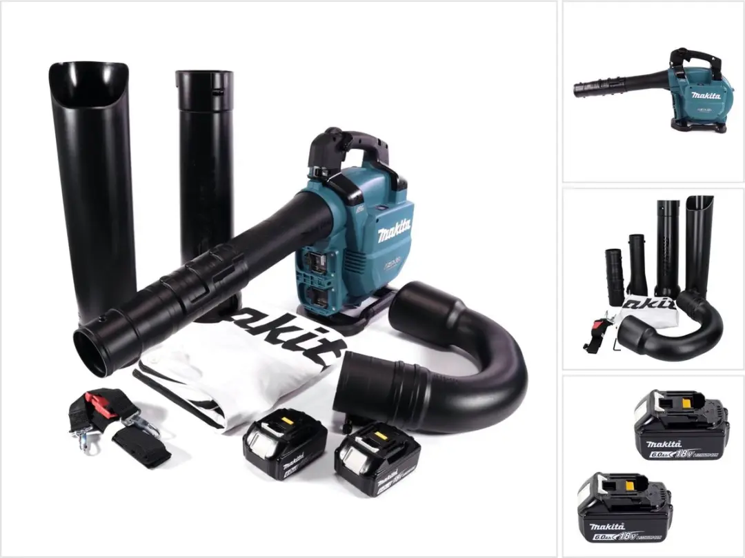 Makita DUB 363 G2V Snoerloze blazer / bladzuiger 36 V ( 2x 18 V ) Brushless + zu